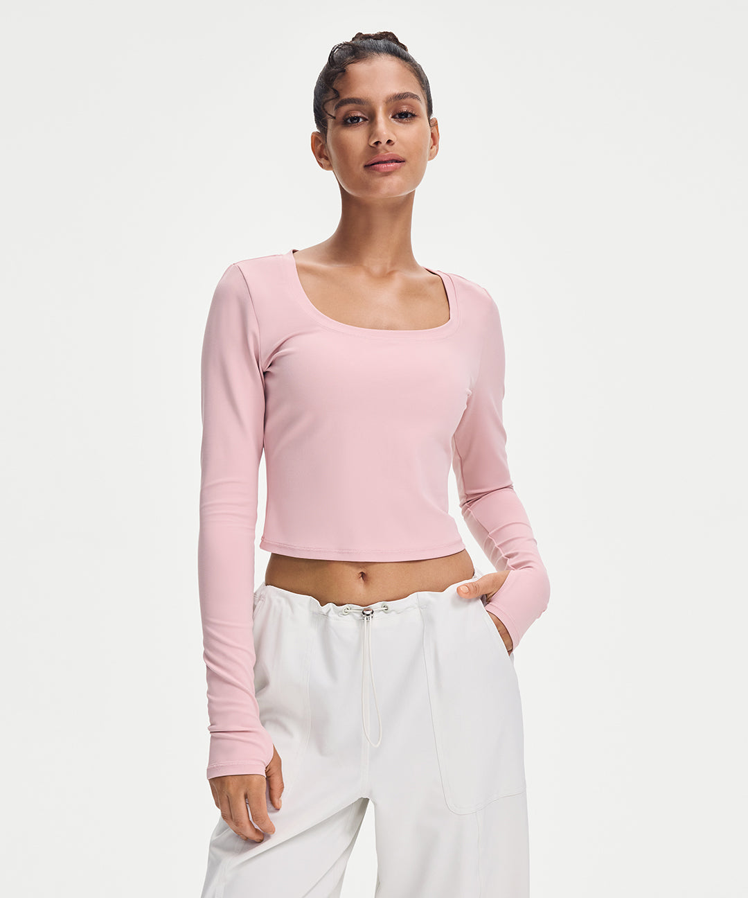 LunaAiry™ Cropped Long Sleeve – Athluna