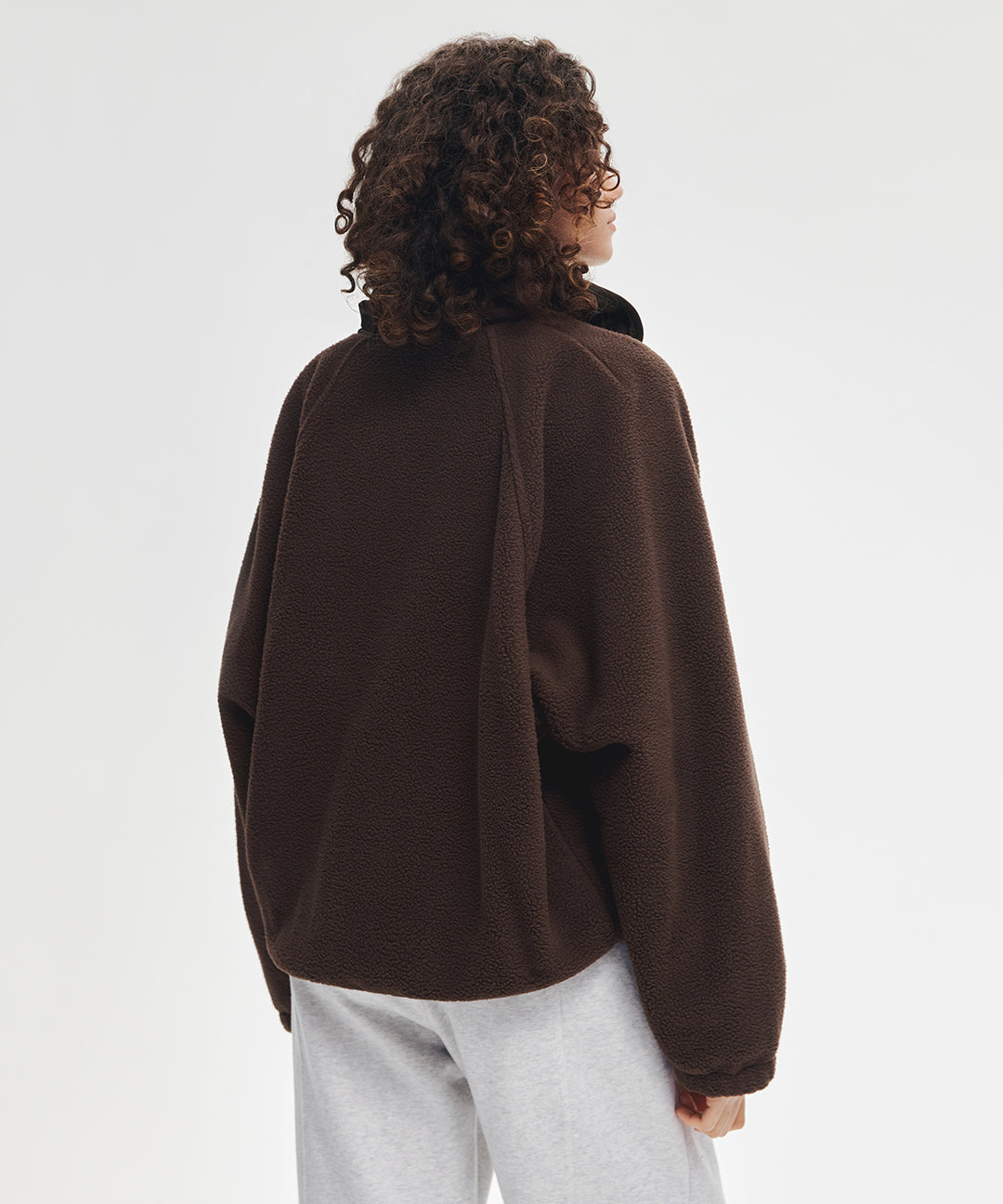 Fleece Quarter Button Pullover